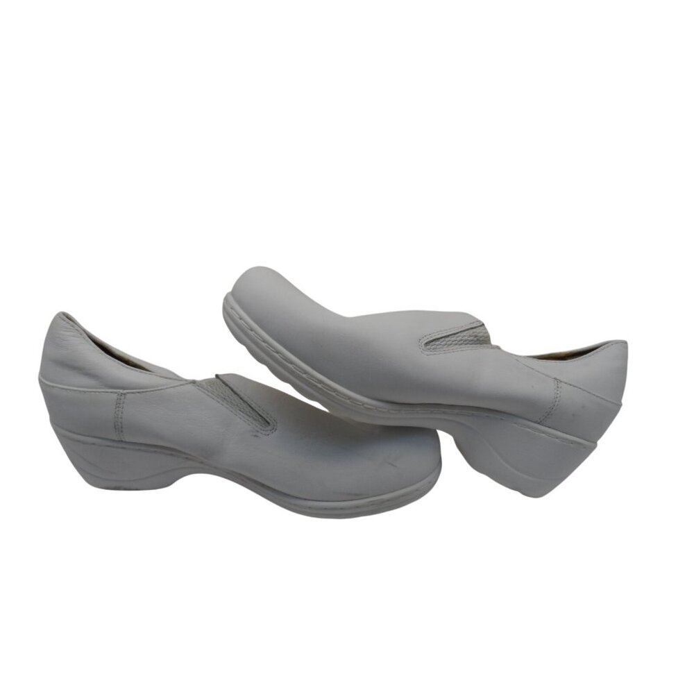 Nurse Mates Women's Slip-On Kate Slip-Resistant Work Shoes White Size 7.5M - Picture 7 of 9